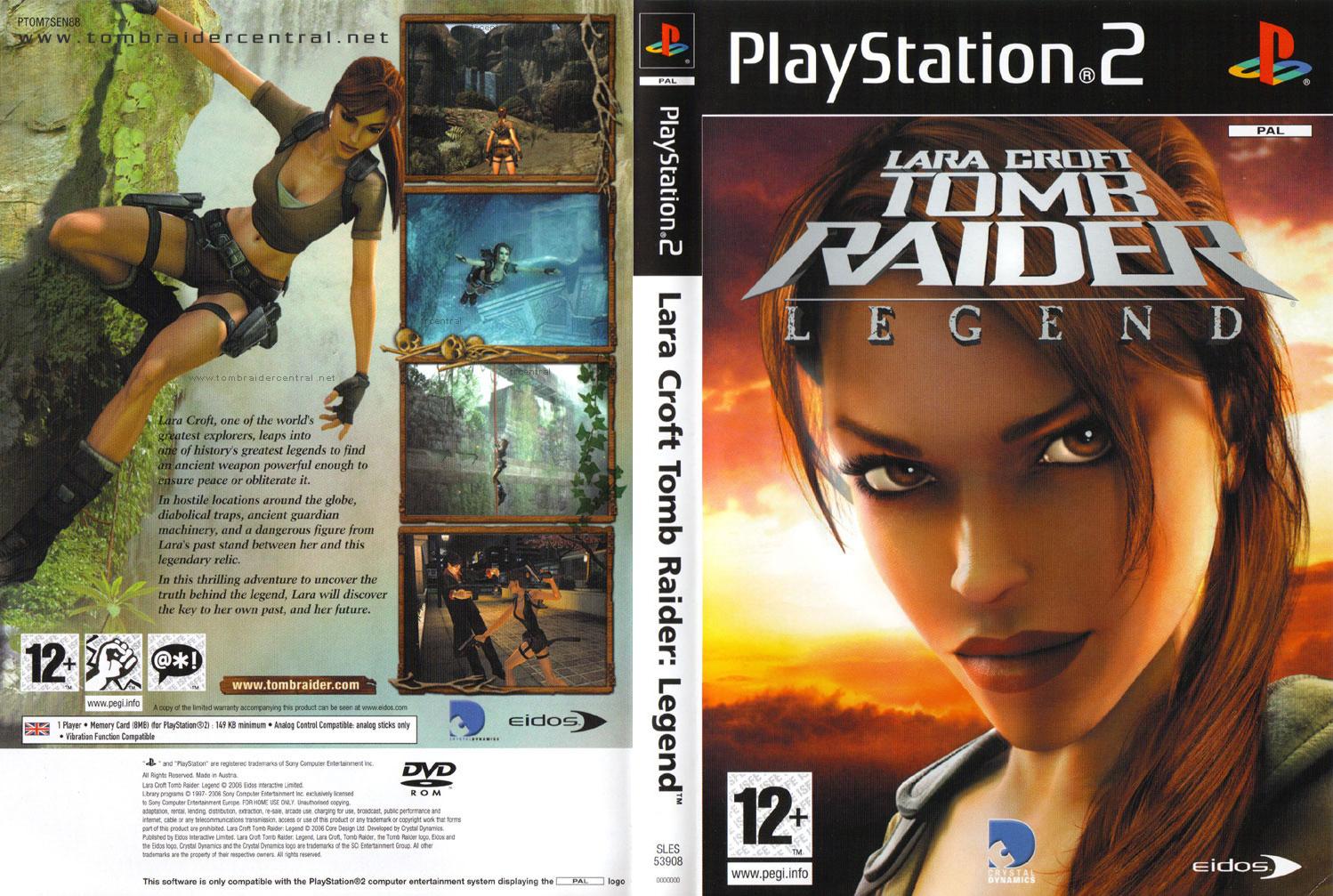 Lara Croft:Tomb Raider:Legeng - obal na ps2